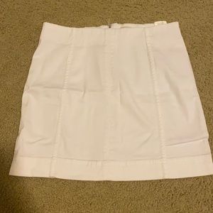 White skirt